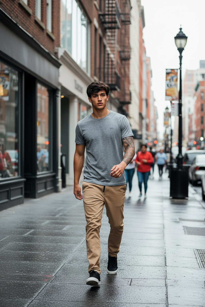 Remera Ocn Basic Gris