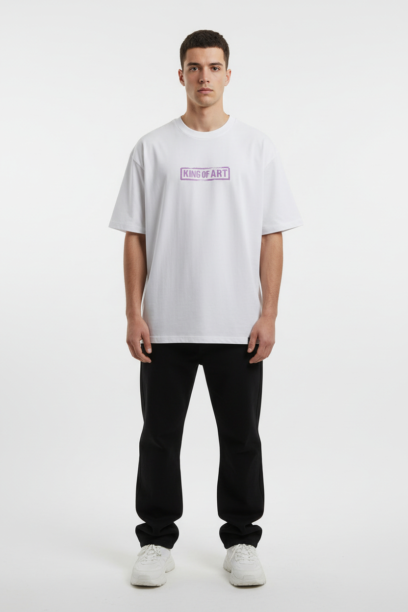 Remera King Of Art Urban Shirt Blanco