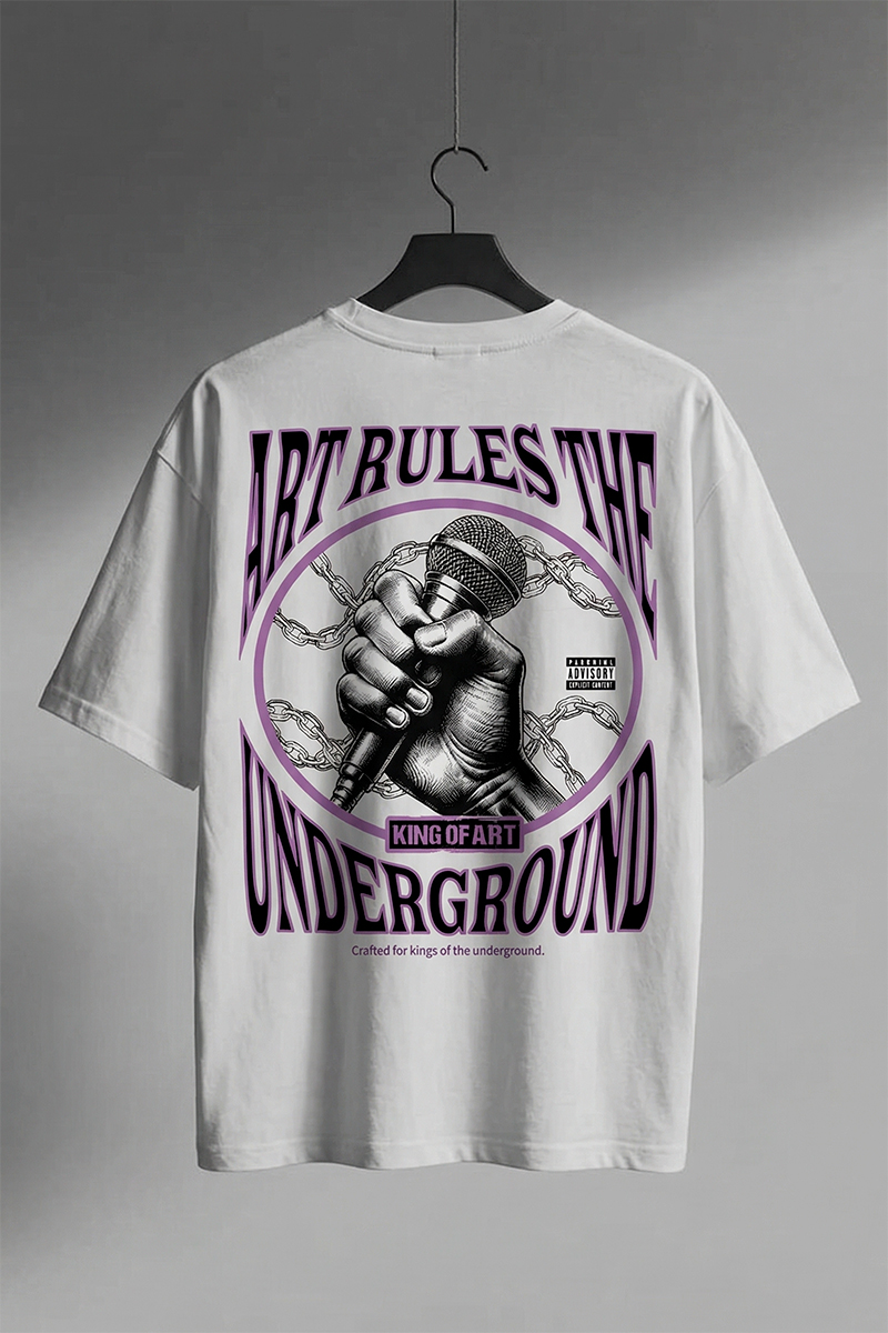 Remera King Of Art Urban Shirt Blanco