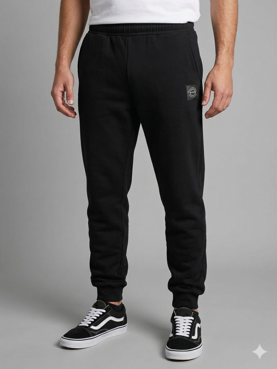 Jogging Ocn Fist Negro Plus Size / Talle Especial