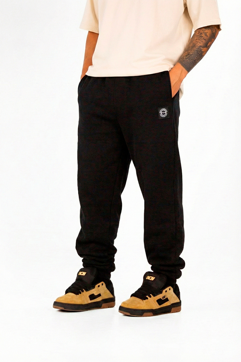 Jogging Ocn Fist Negro Plus Size / Talle Especial