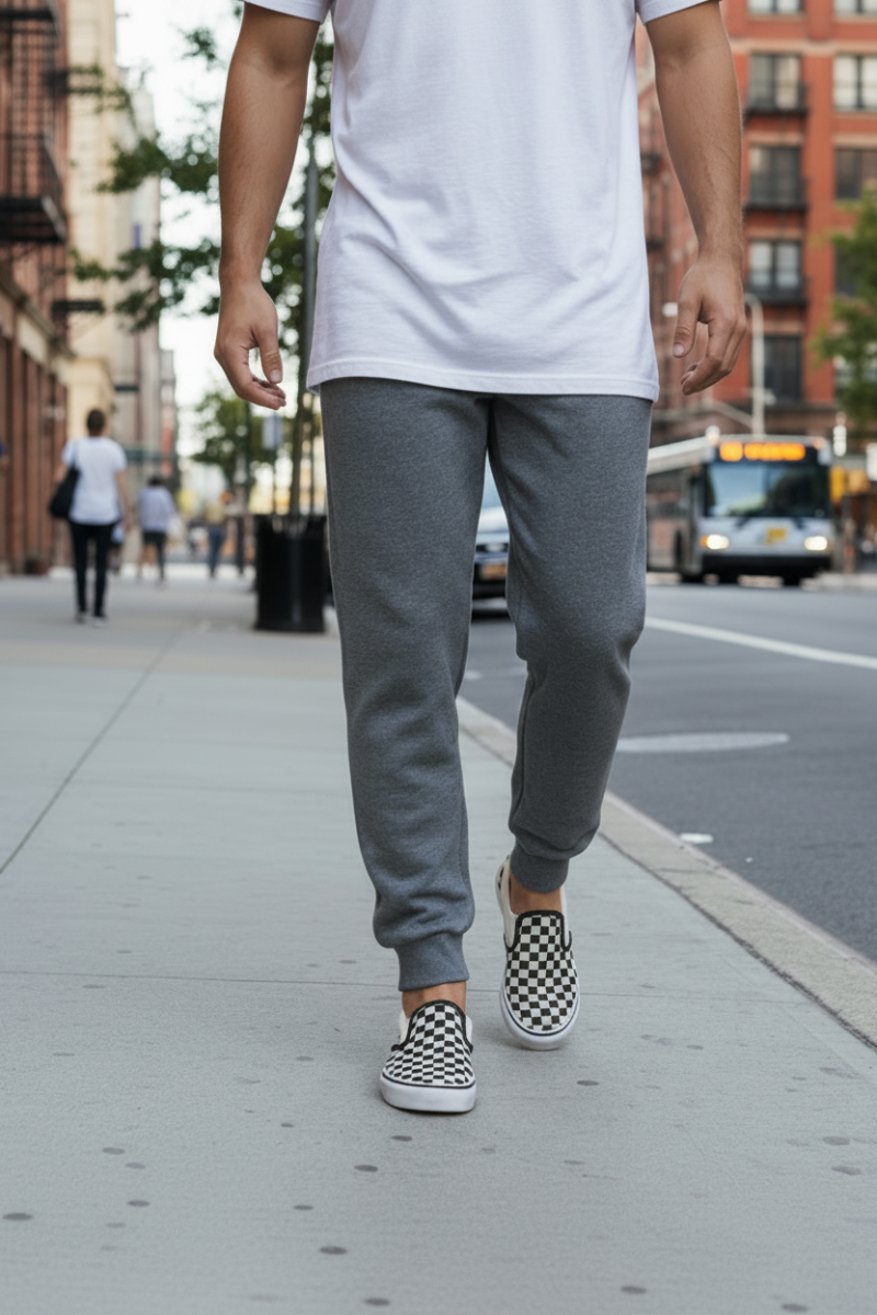 Jogging Ocn Fist Gris Plus Size / Talle Especial