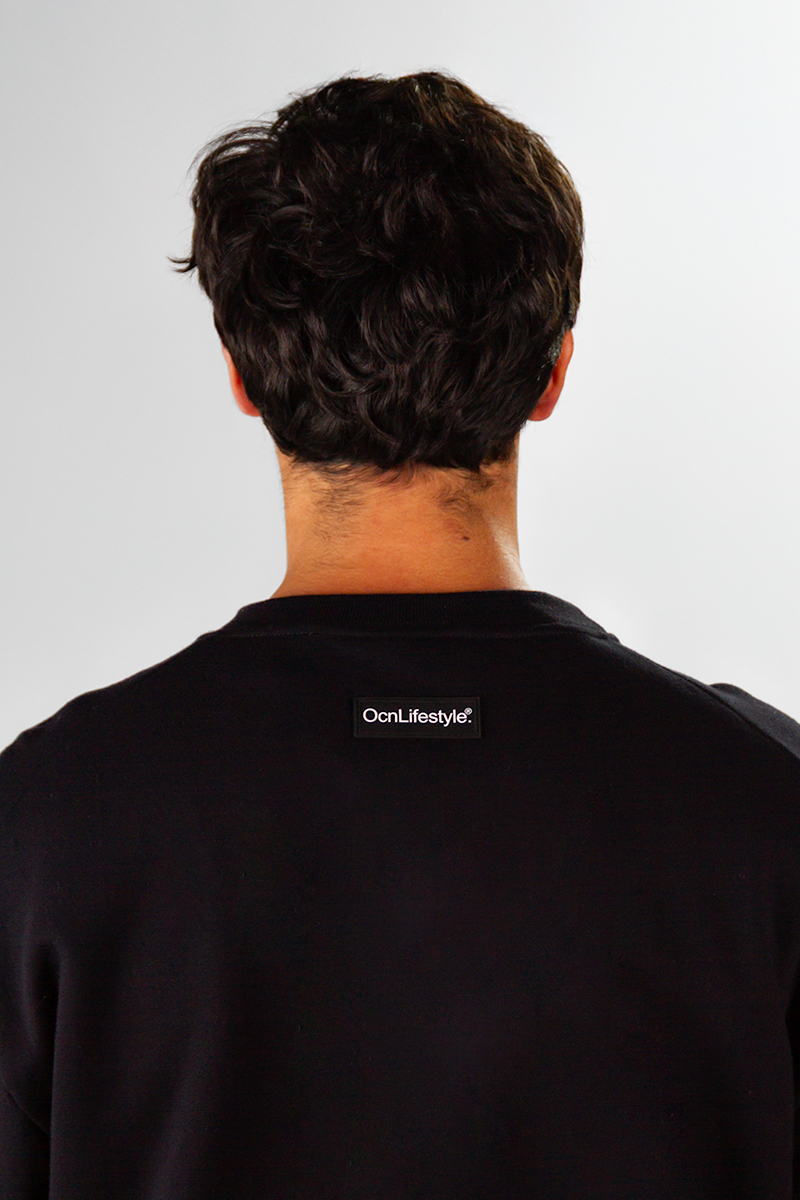 Buzo Ocn Zipper Negro