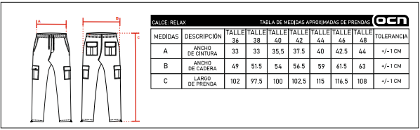 Pantalon Ocn Copenhague Negro