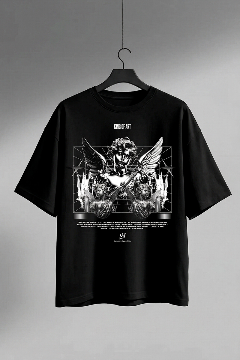 Remera King Of Art Reclaim Negro