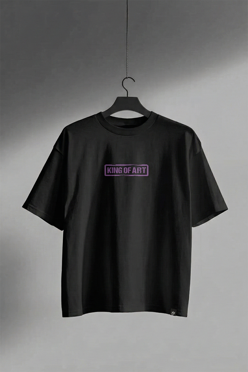Remera King Of Art Urban Shirt Negro