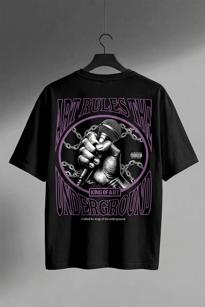 Remera King Of Art Urban Shirt Negro