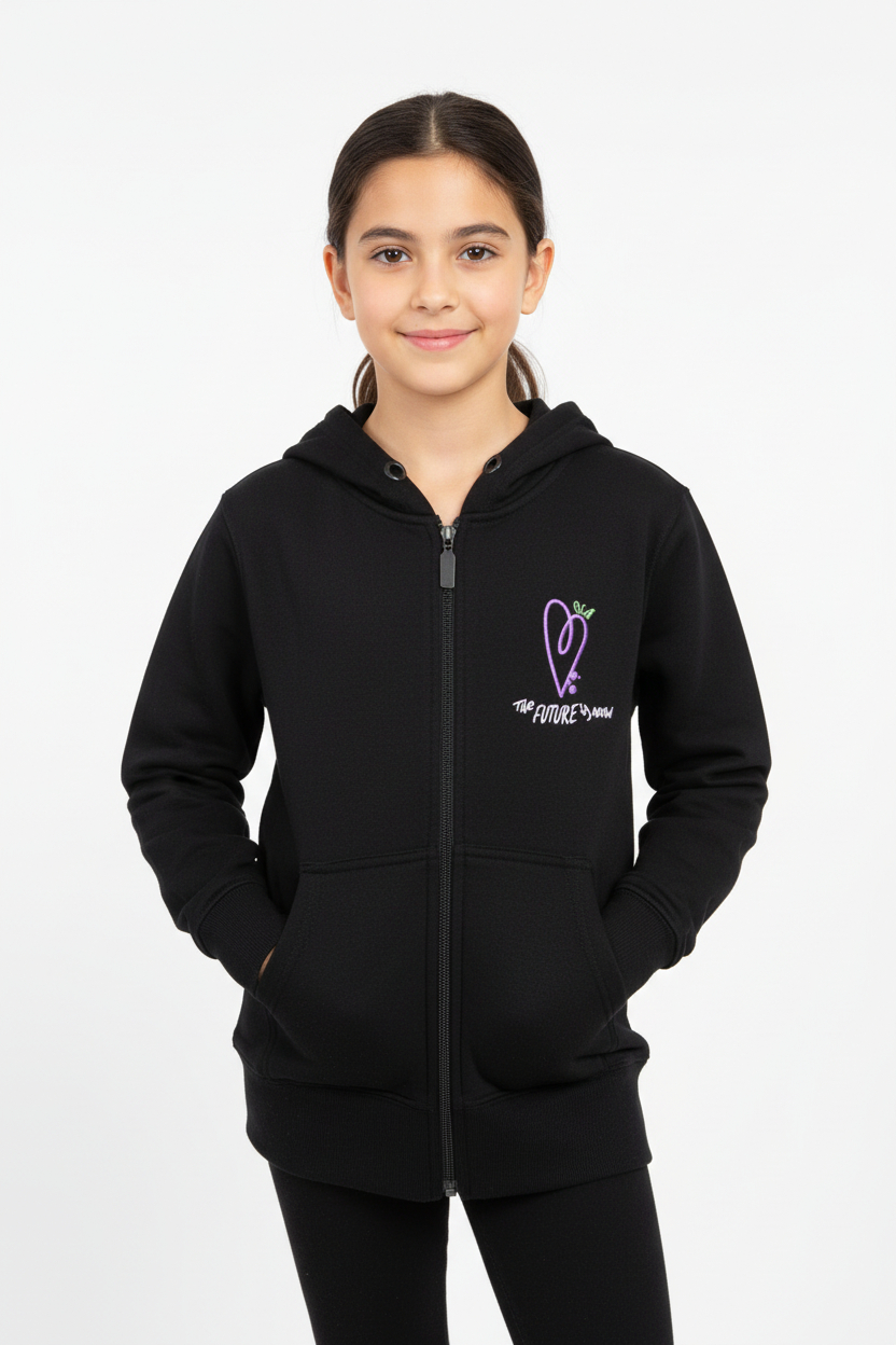 Campera Kids Graphic Fun Negro (Producto Outlet)
