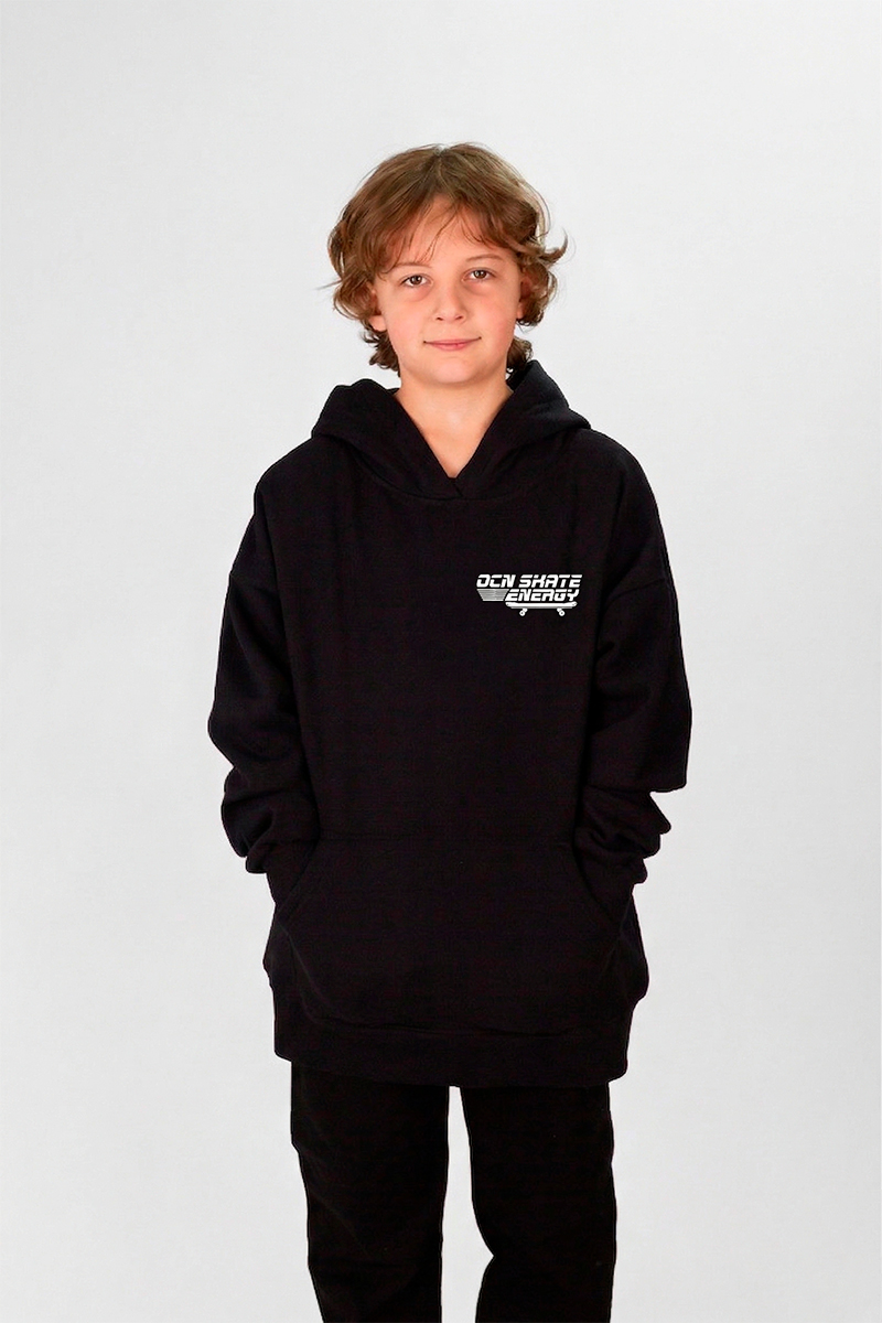 Buzo Ocn Canguro Negro