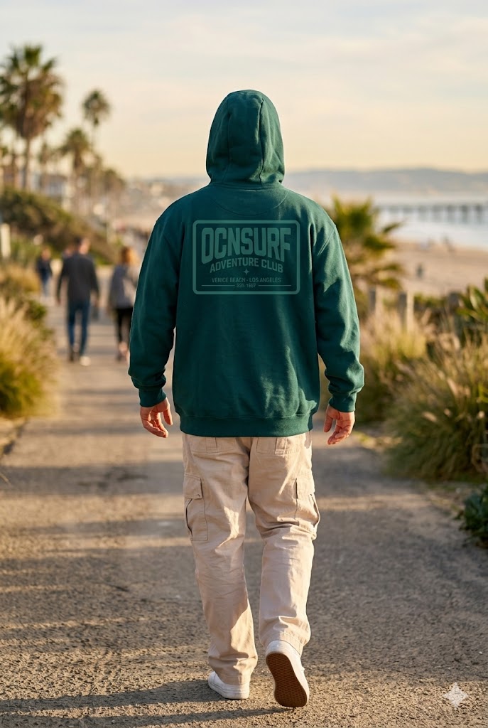 Buzo Ocn Canguro Original Verde