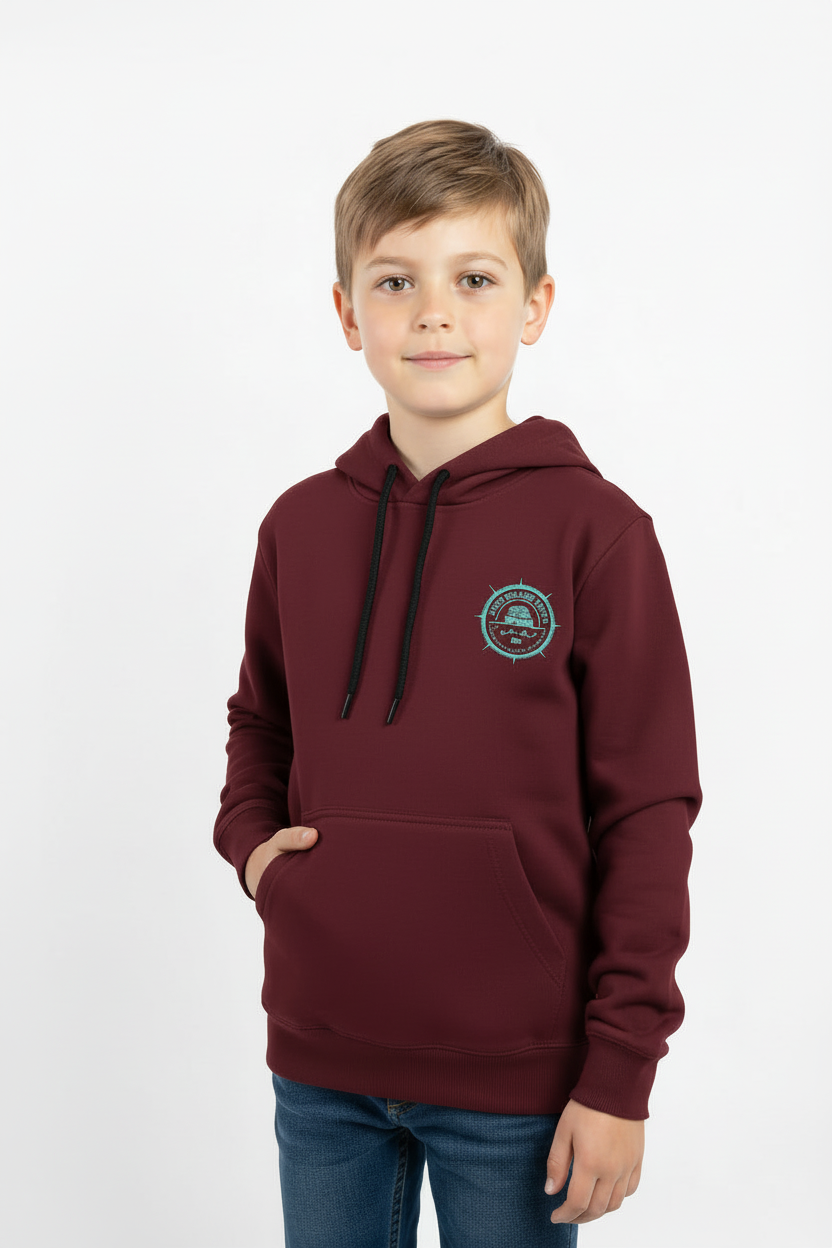 Buzo Ocn Canguro Negro Bordo