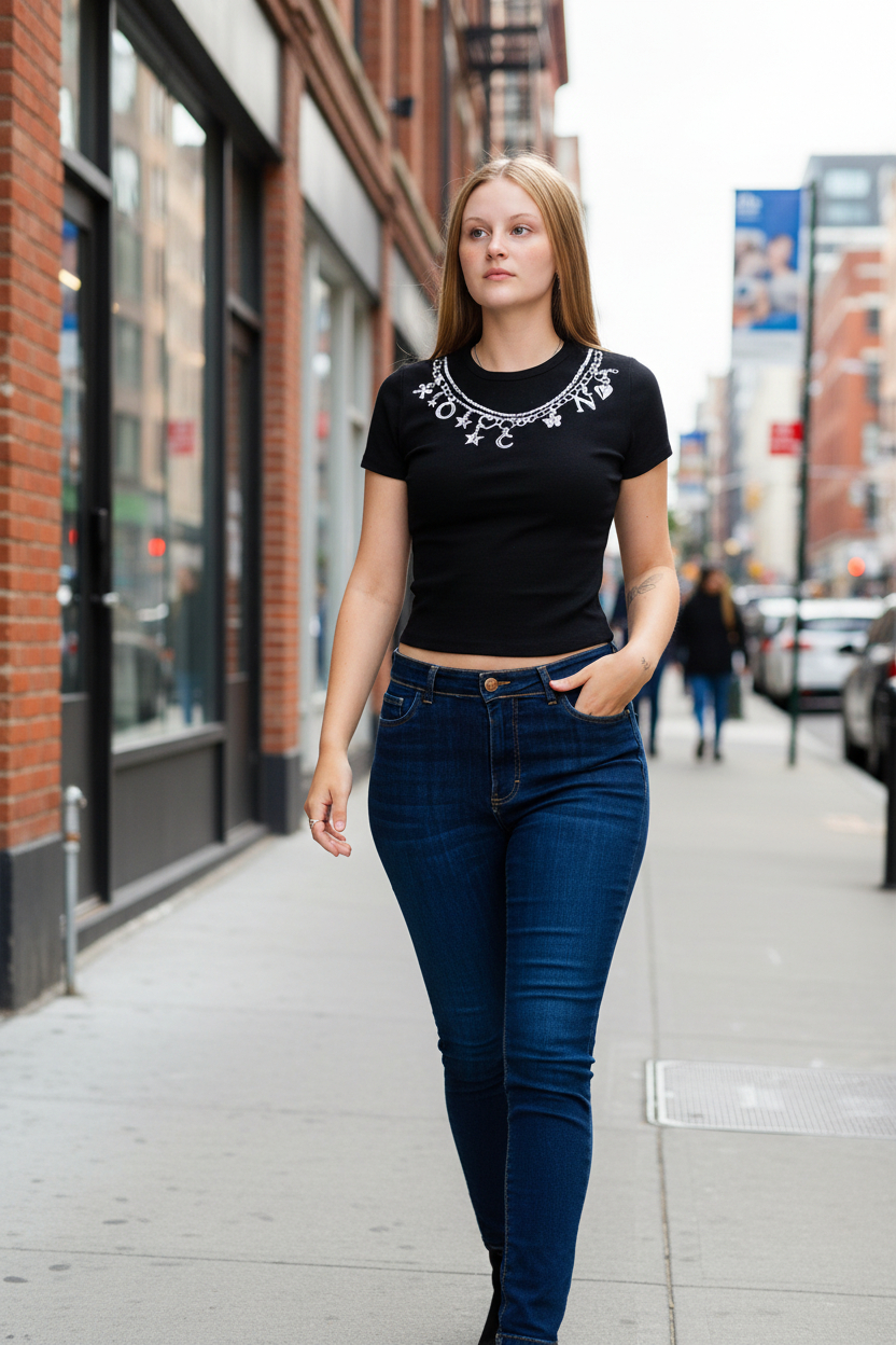 Remera Ocn Mujer Aura Negro