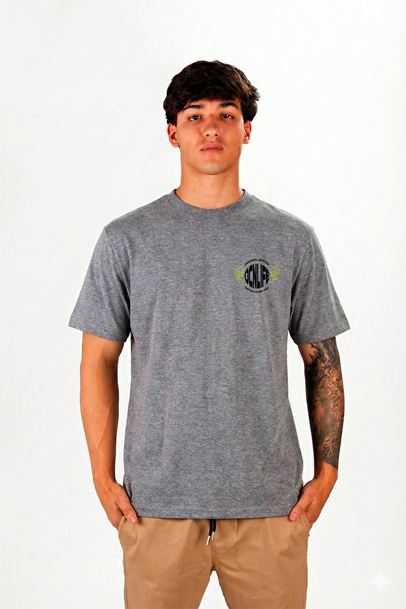 Remera Ocn Original Gris