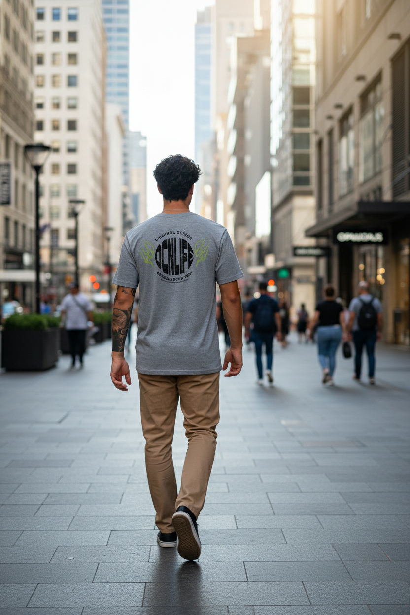 Remera Ocn Original Gris