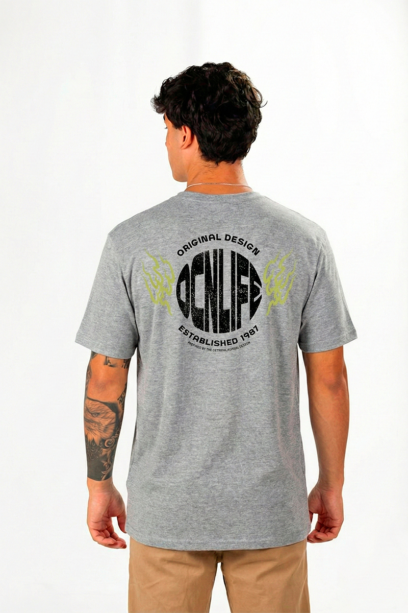 Remera Ocn Original Gris