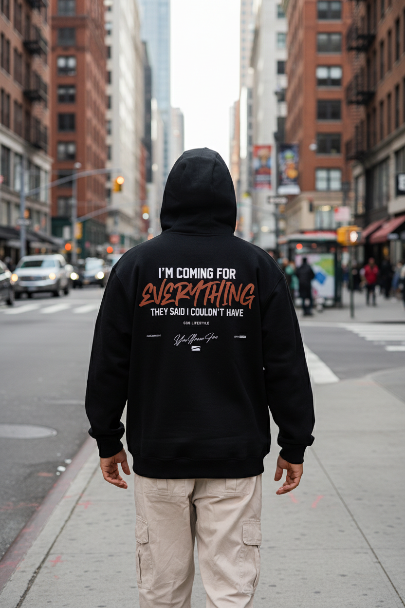 Buzo Ocn Canguro Original Negro