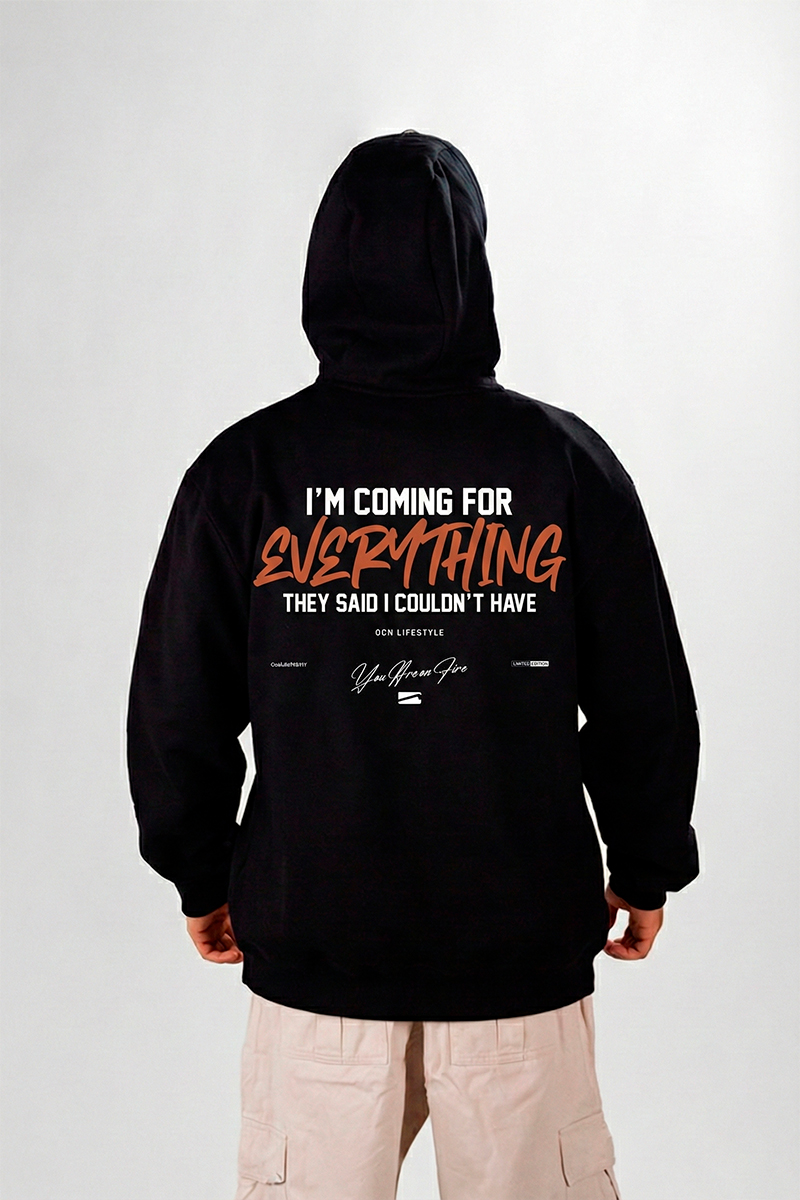 Buzo Ocn Canguro Original Negro