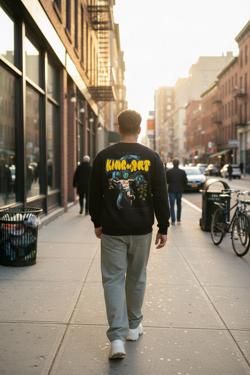 Buzo King Of Art Cr Negro