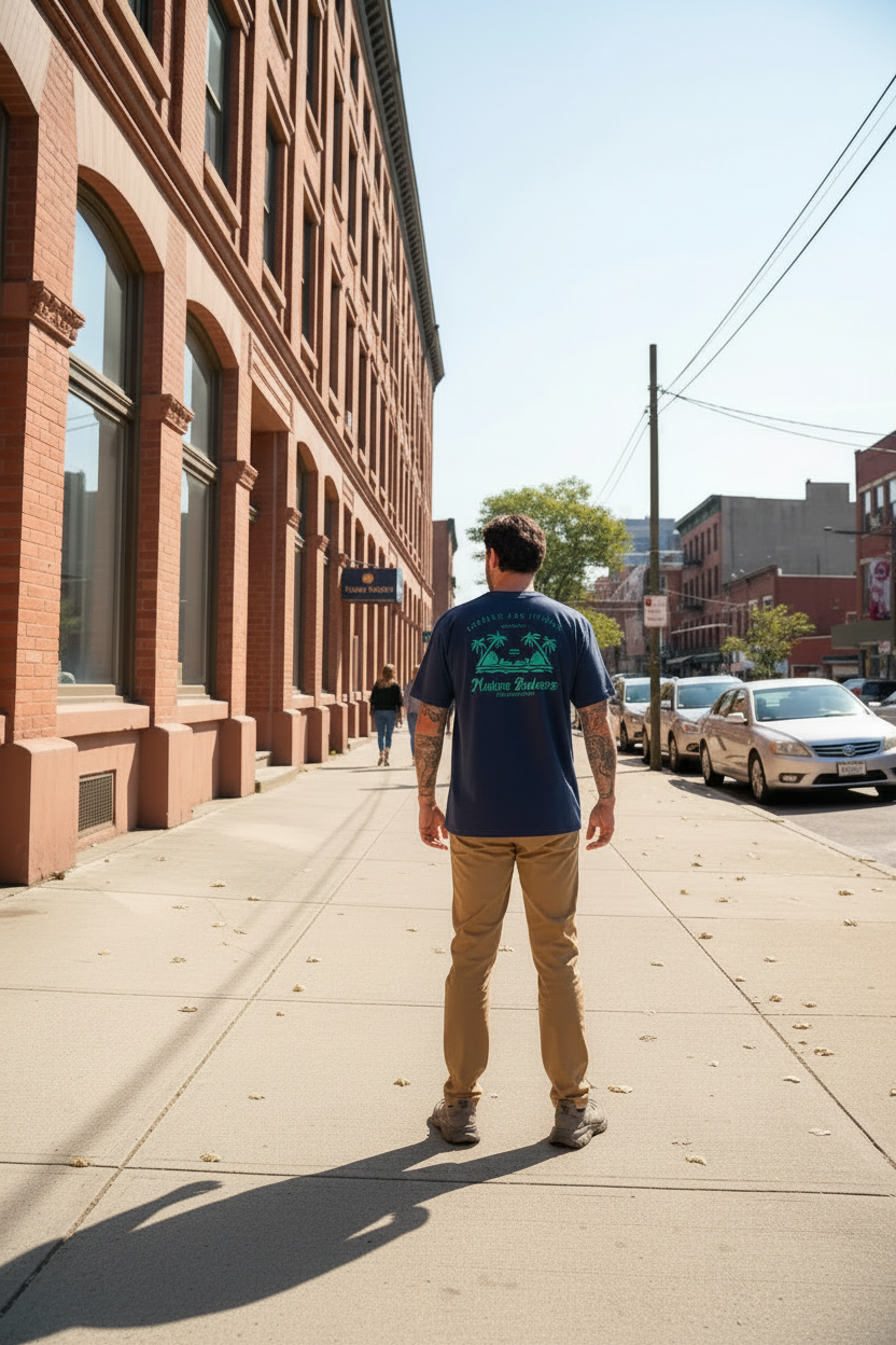 Remera Ocn Original Azul