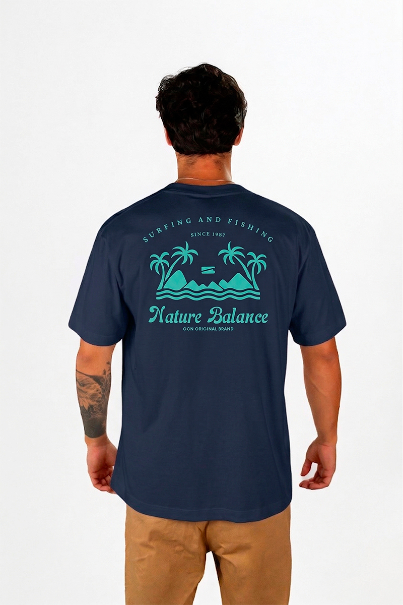 Remera Ocn Original Azul