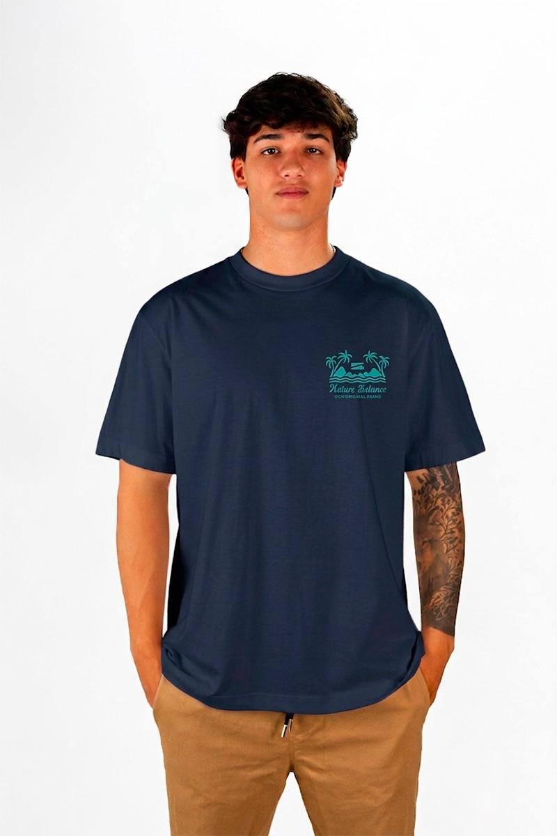 Remera Ocn Original Azul