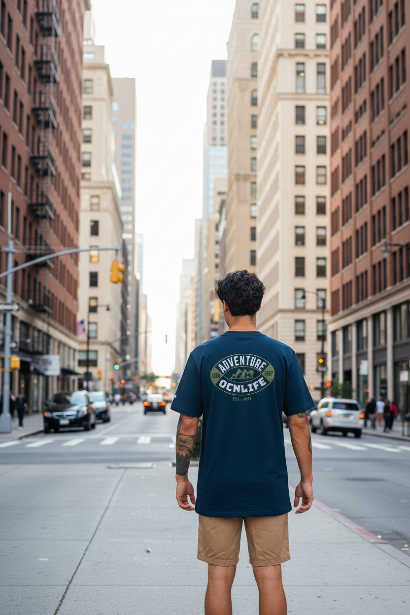 Remera Ocn Original Azul