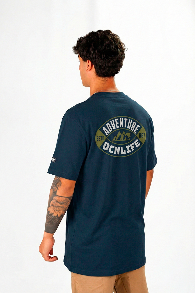 Remera Ocn Original Verde Petroleo