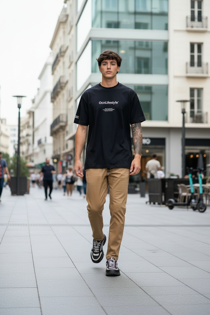 Remera Ocn Premium Negro