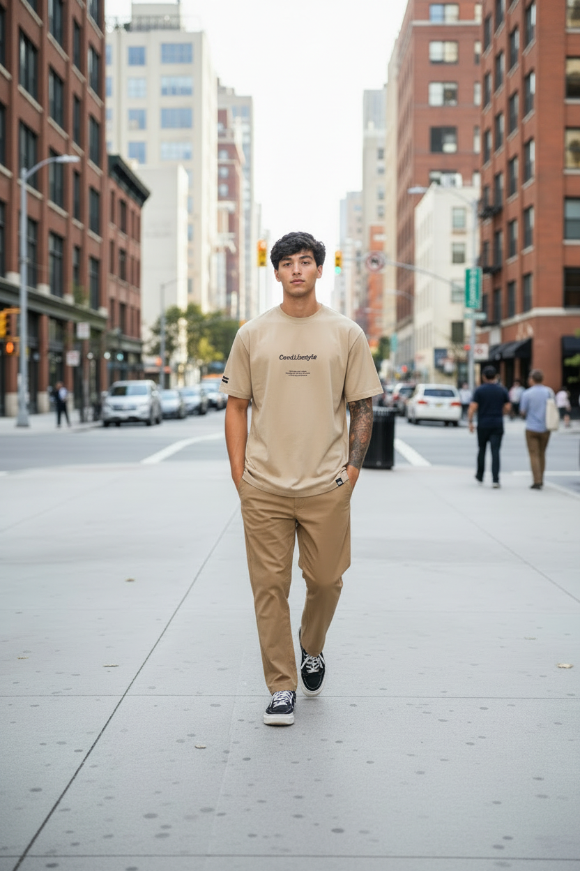 Remera Ocn Premium Crema