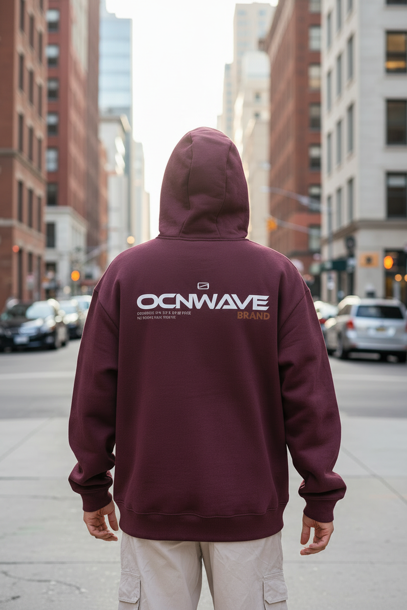 Campera Ocn Original Bordo