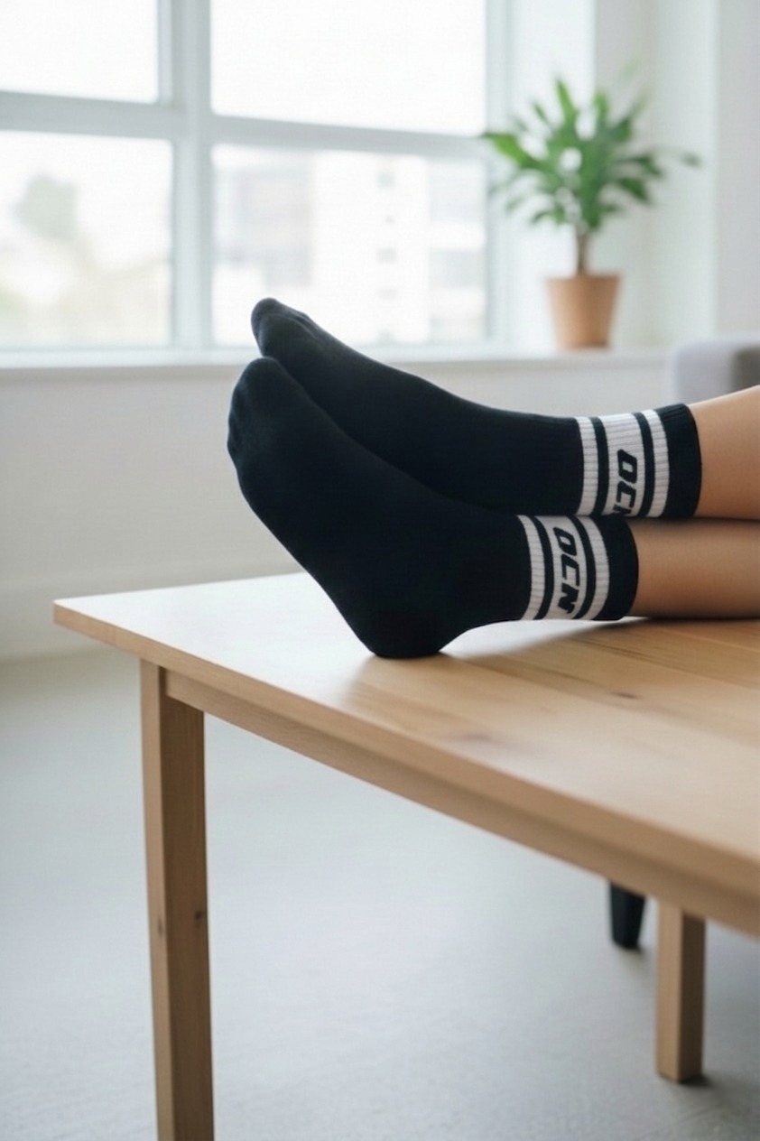 Medias Ocn Tenis Negro