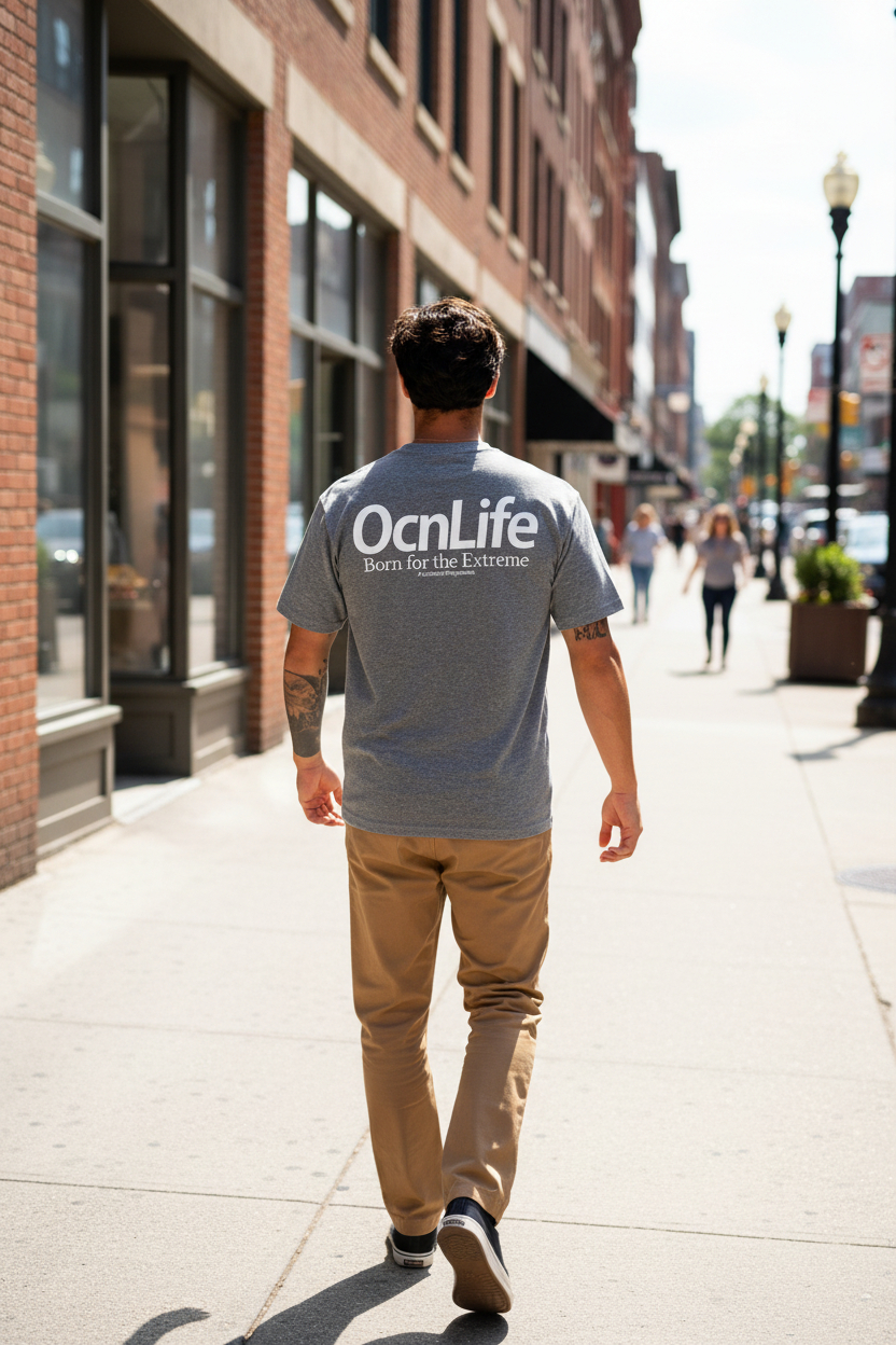 Remera Ocn Original Gris