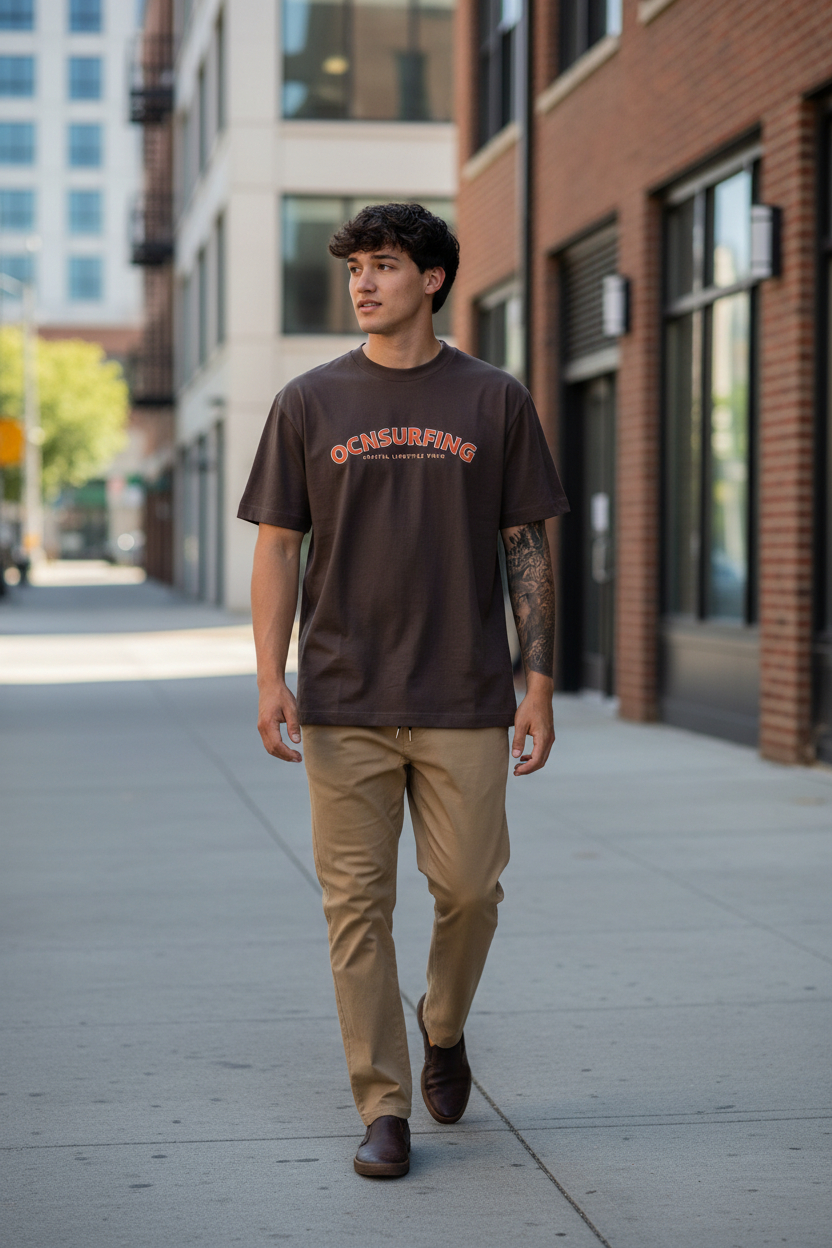 Remera Ocn Original Bordo