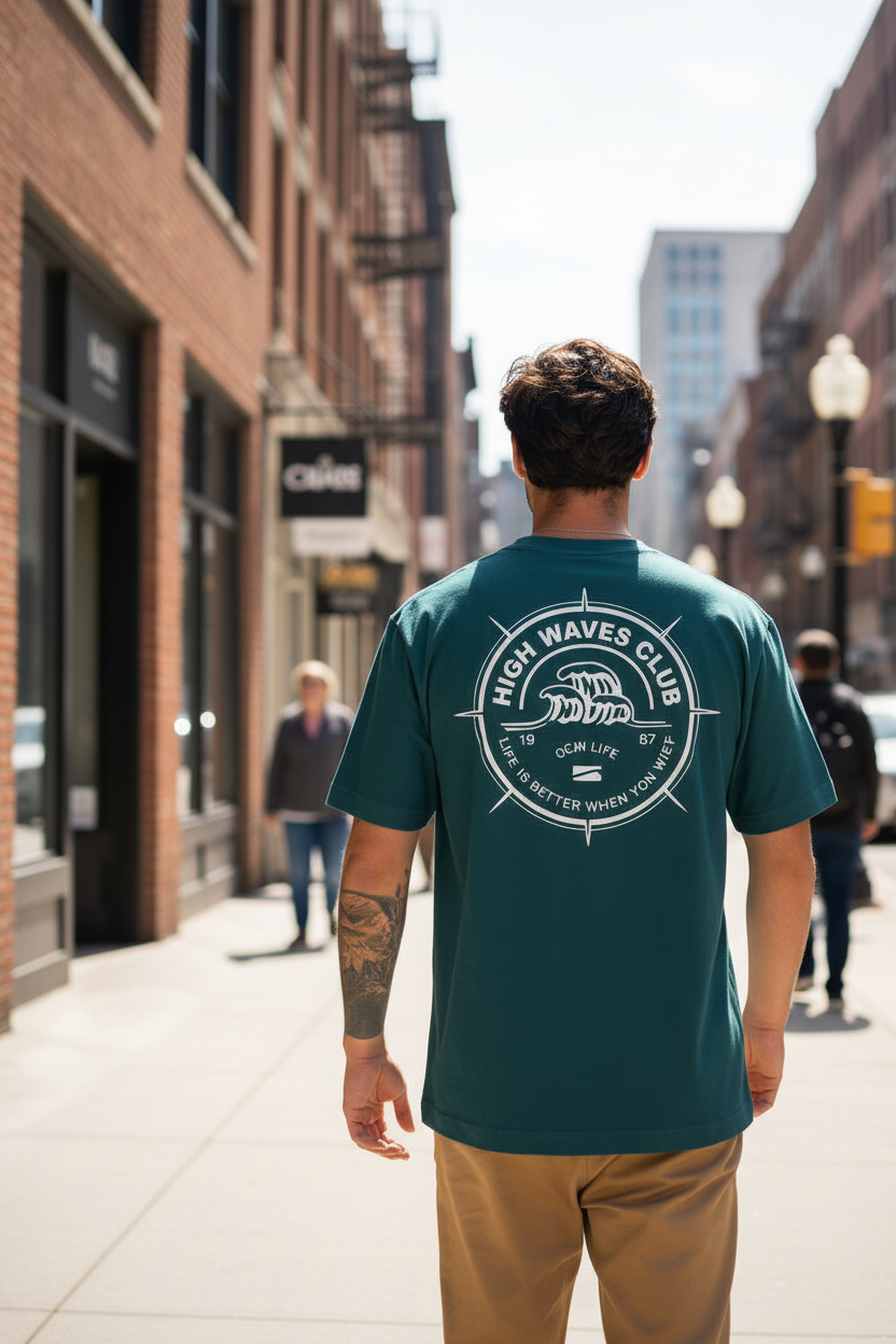 Remera Ocn Original Verde