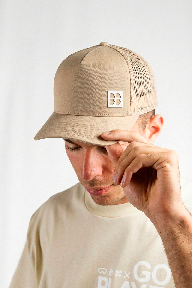 Gorra Ocn Brim Camel