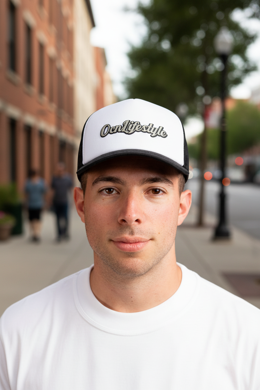 Gorra Ocn Nami Negro/Blanco