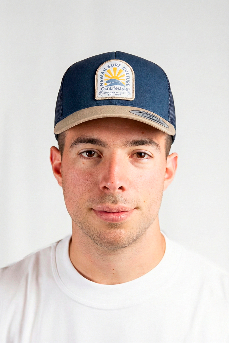 Gorra Ocn Sweel Azul/Camel