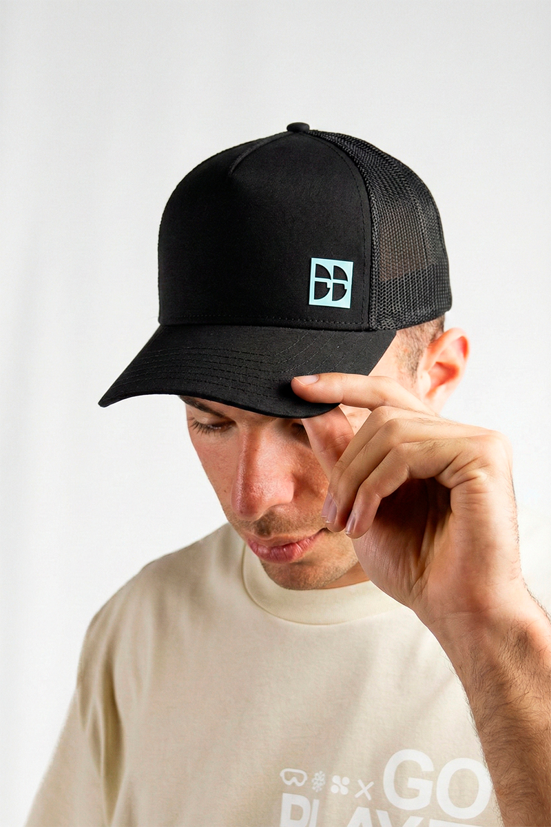 Gorra Ocn Brim Negro