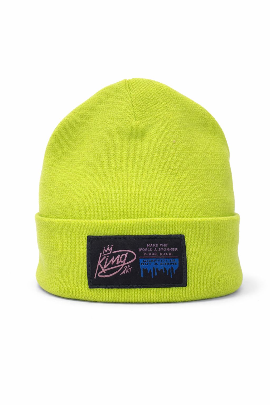 Gorro De Lana King Of Art Dyker Imp Amarillo