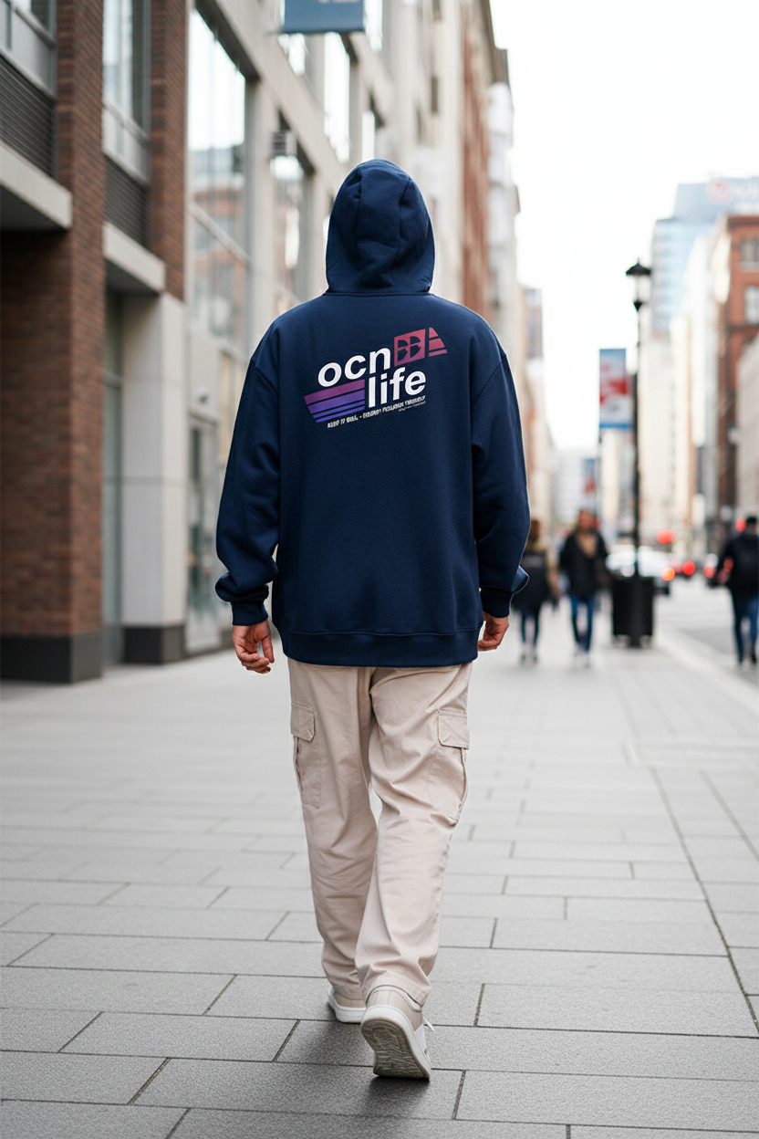 Campera Ocn Original Azul