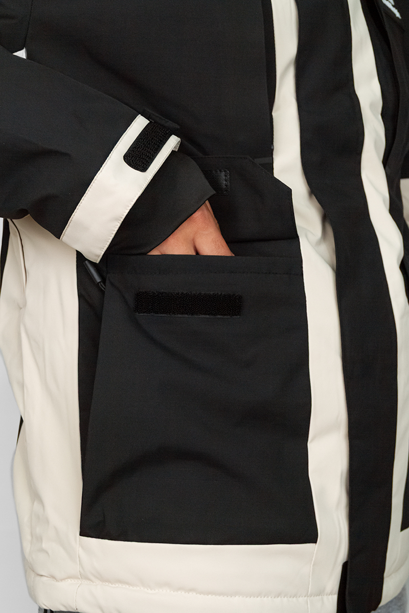 Campera De Nieve Ocn H Snow Importado Negro Beige PREVENTA