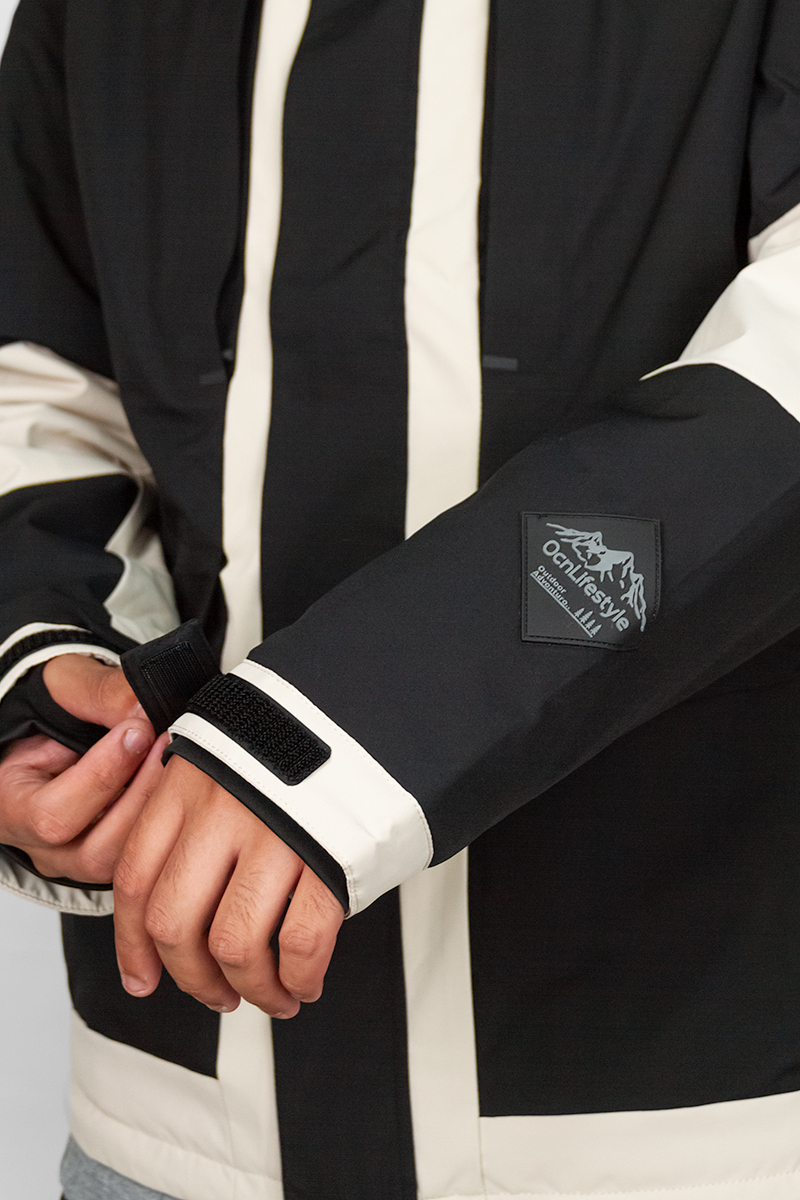 Campera De Nieve Ocn H Snow Importado Negro Beige PREVENTA