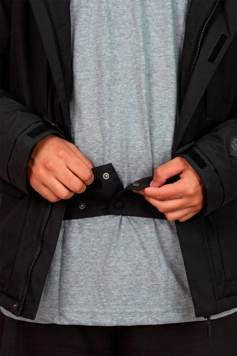 Campera De Nieve Ocn H Snow Importado Negro
