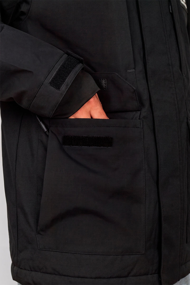 Campera De Nieve Ocn H Snow Importado Negro