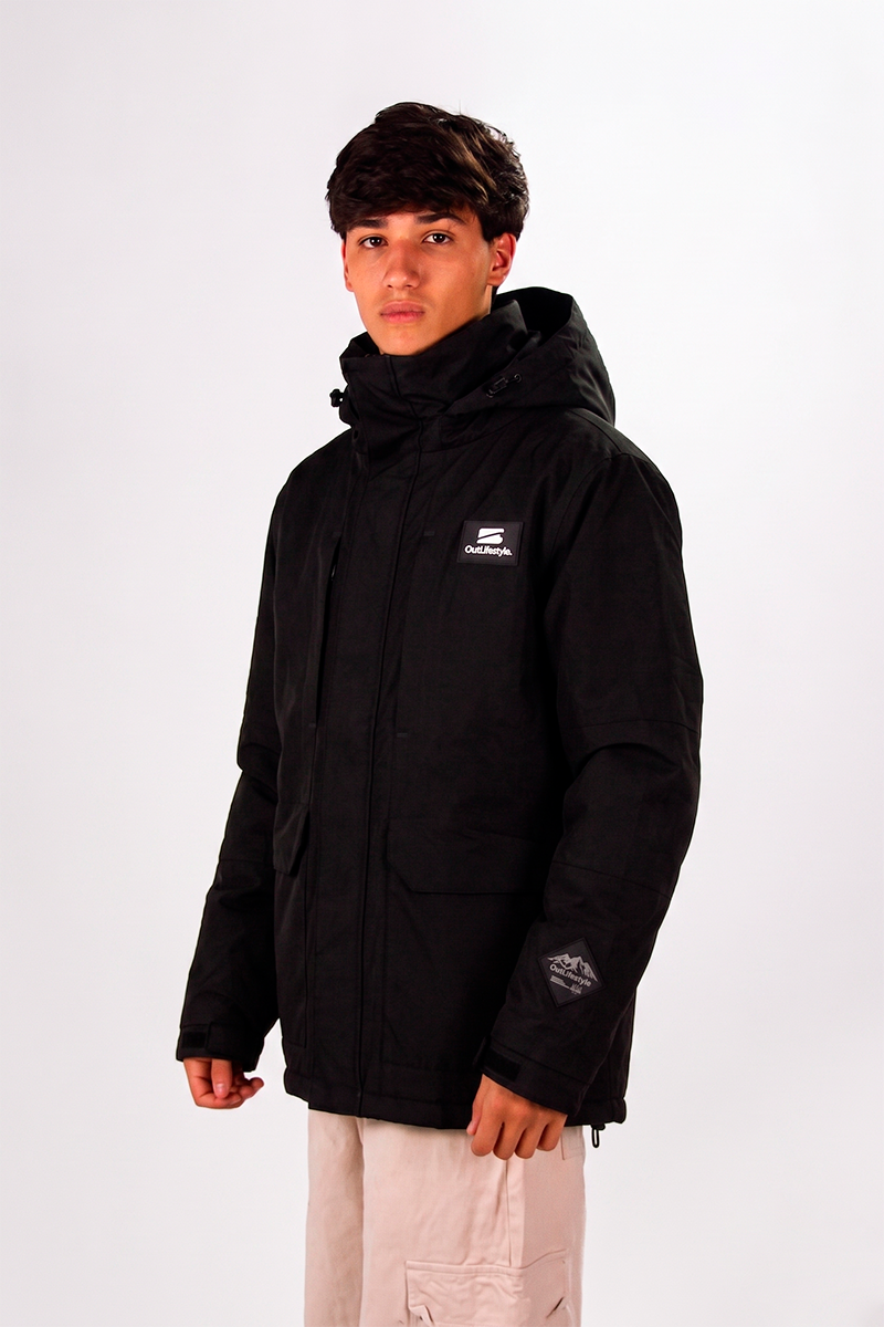 Campera De Nieve Ocn H Snow Importado Negro