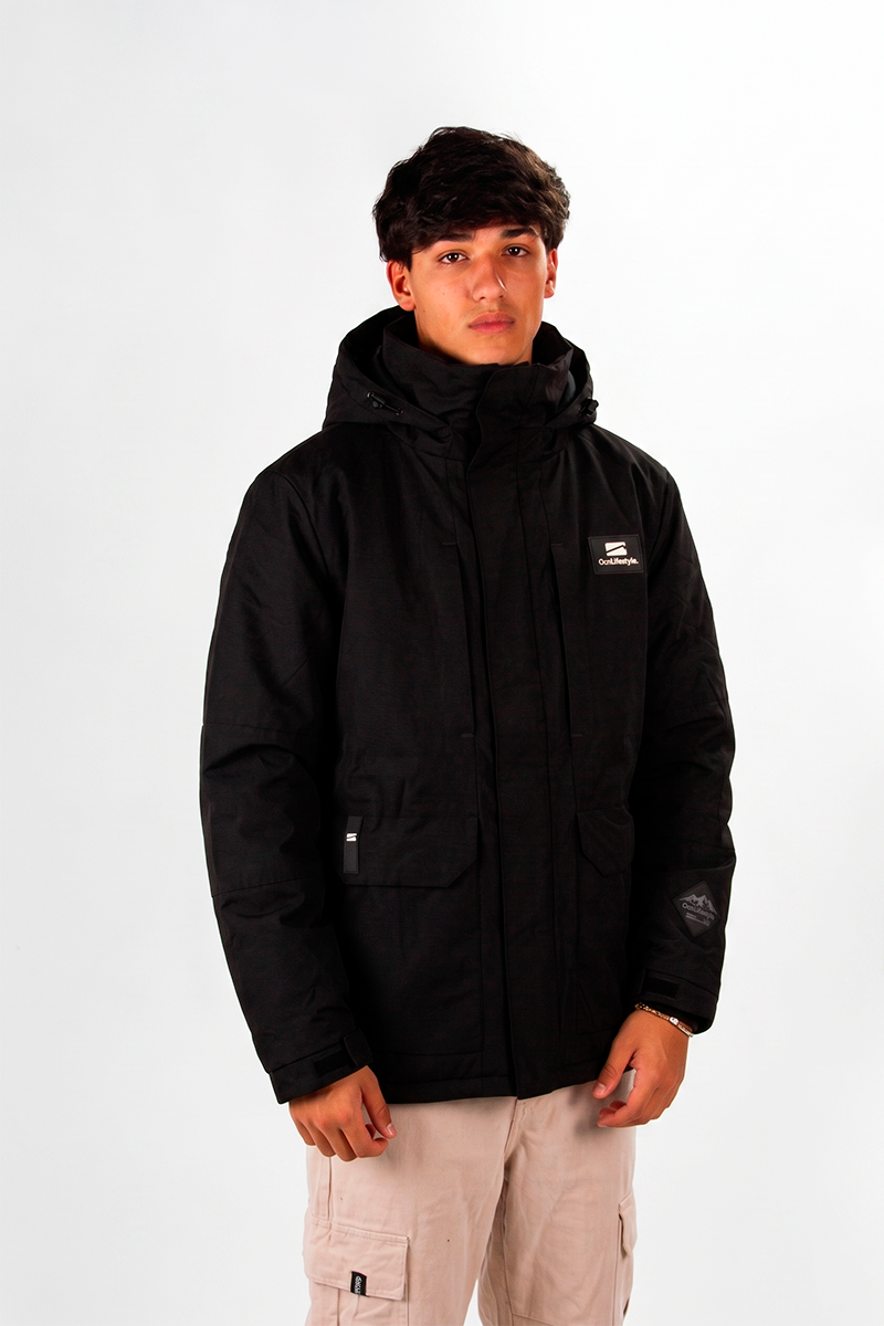 Campera De Nieve Ocn H Snow Importado Negro