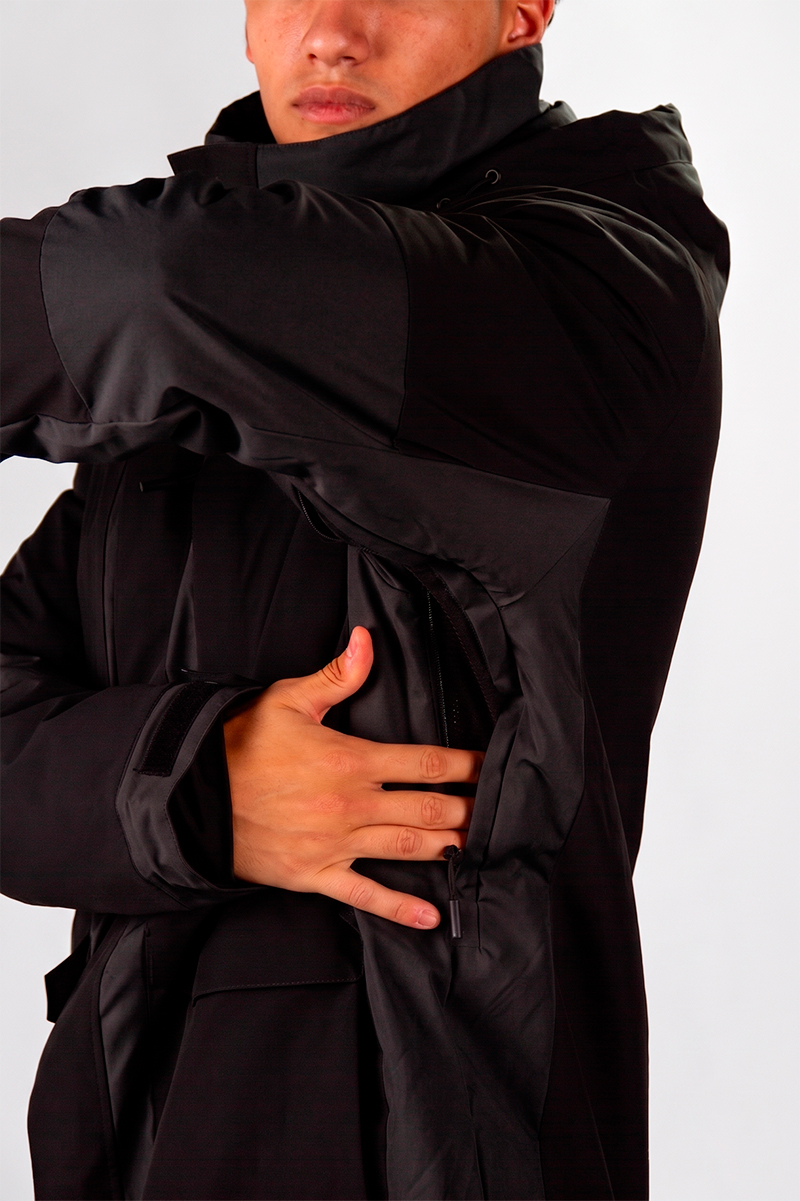 Campera De Nieve Ocn H Snow Importado Negro PREVENTA