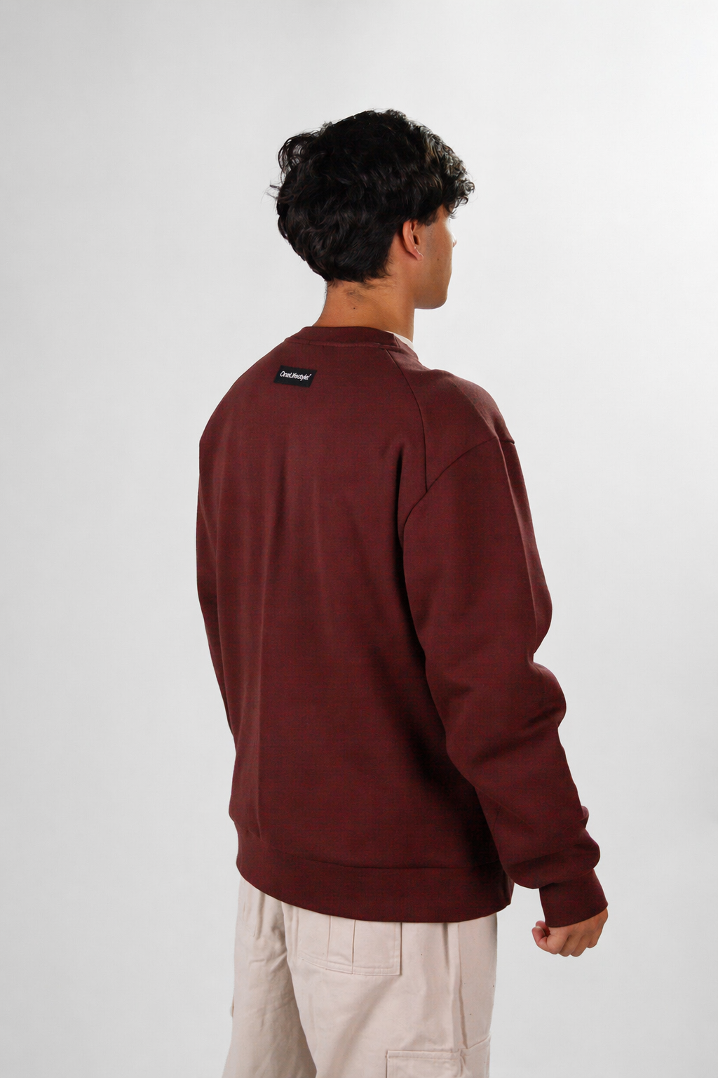 Buzo Ocn Zipper Bordo