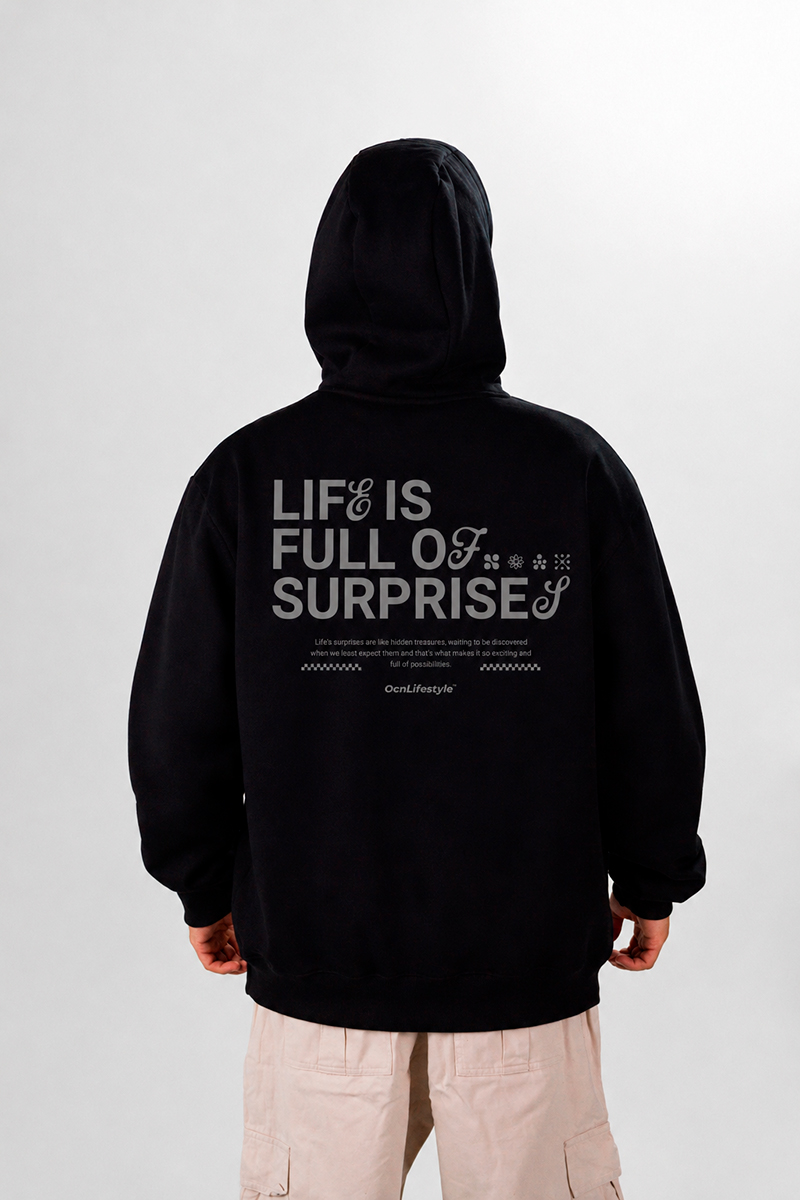 Buzo Ocn Canguro Original Negro