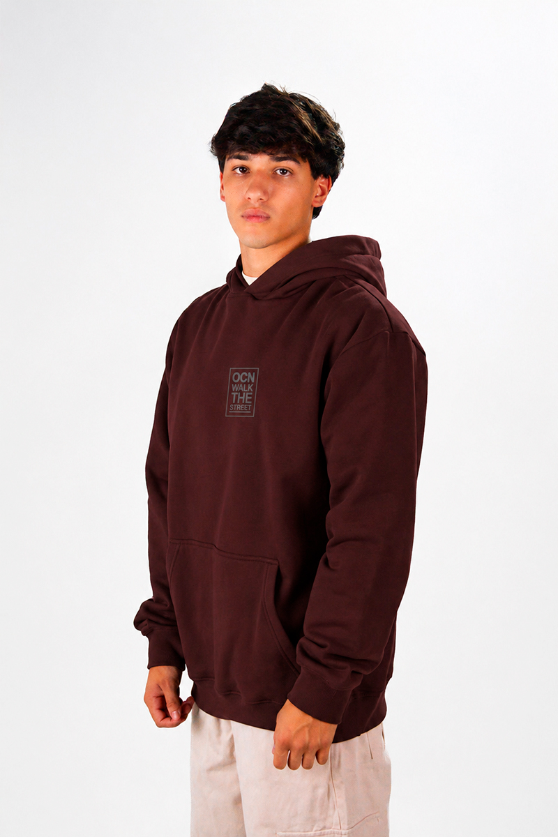 Buzo Ocn Canguro Bars Bordo